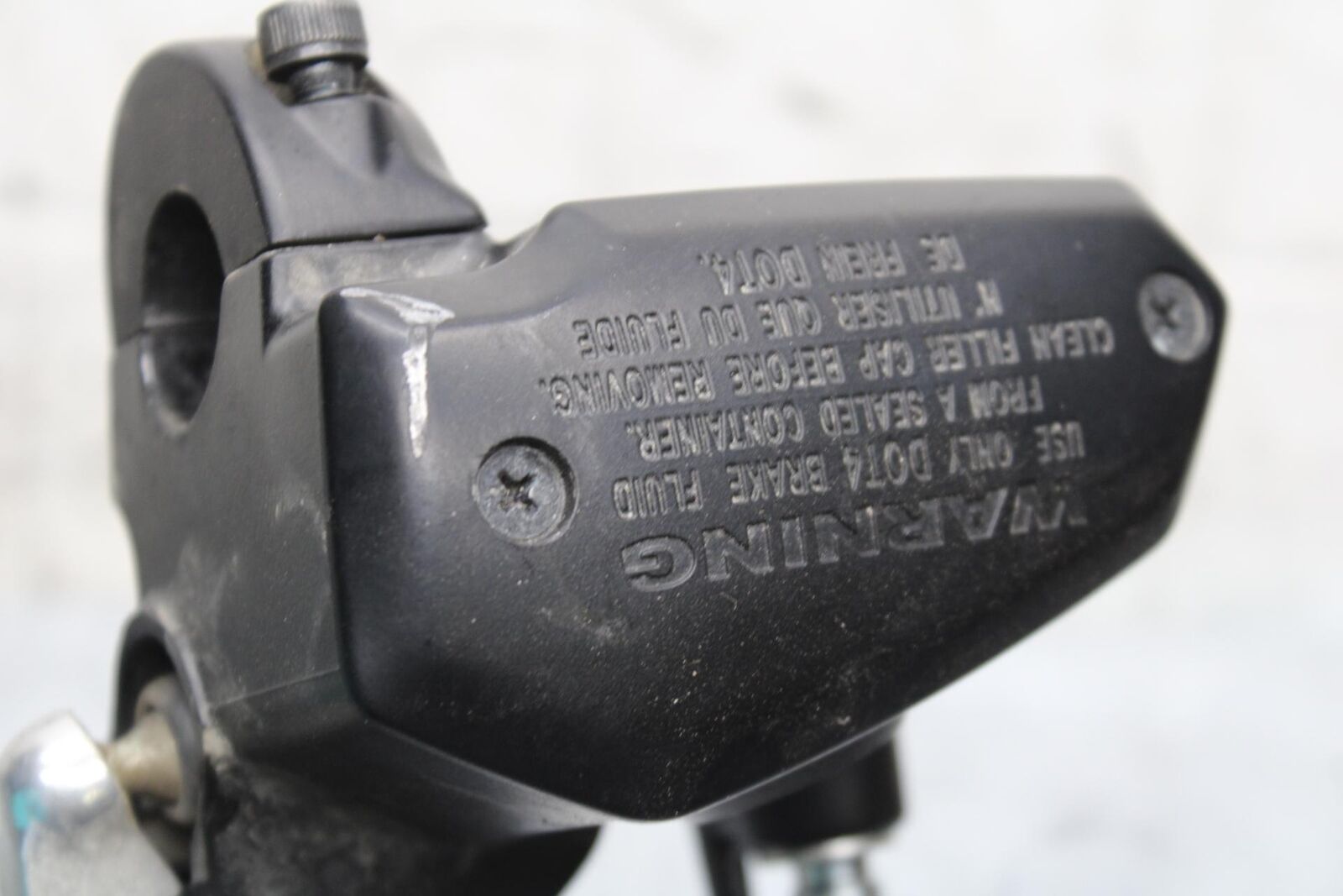 2014 Kawasaki Ninja 650 EX650E FRONT BRAKE MASTER CYLINDER w/ LEVER BB569