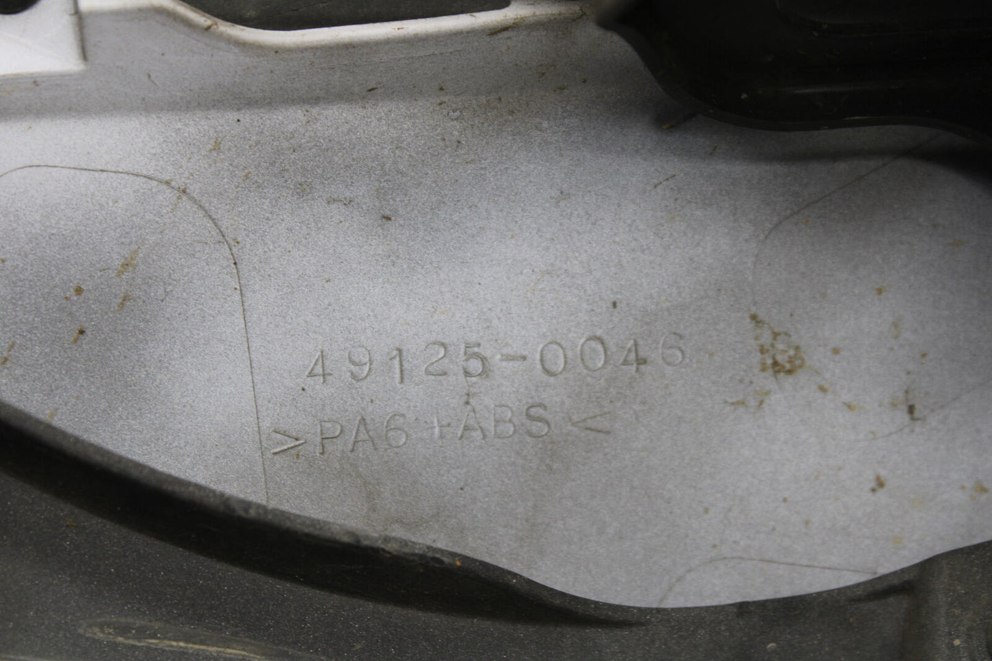 12-13 KAWASAKI Z1000 LEFT FRONT UPPER MID SIDE FAIRING COWL PLASTIC BB743