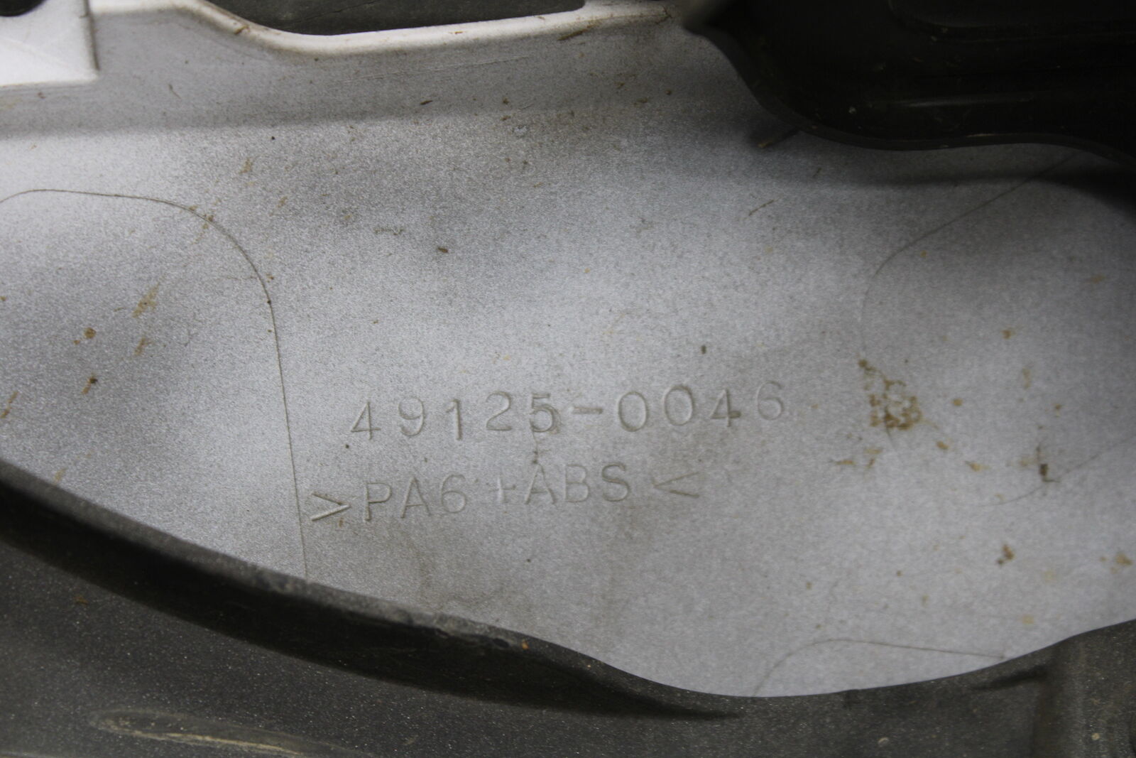 12-13 KAWASAKI Z1000 LEFT FRONT UPPER MID SIDE FAIRING COWL PLASTIC BB743