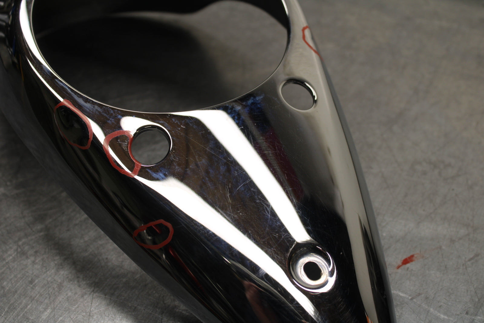 03-08 KAWASAKI VULCAN 1600 GAS TANK CAP COVER TRIM PANELCOWL FAIRING BB754