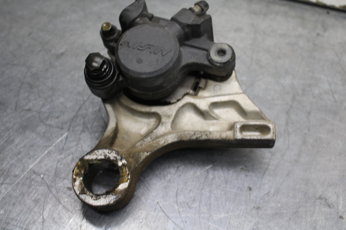 05-06 HONDA CBR600RR REAR BACK BRAKE CALIPER W MOUNT BRACKET BB739