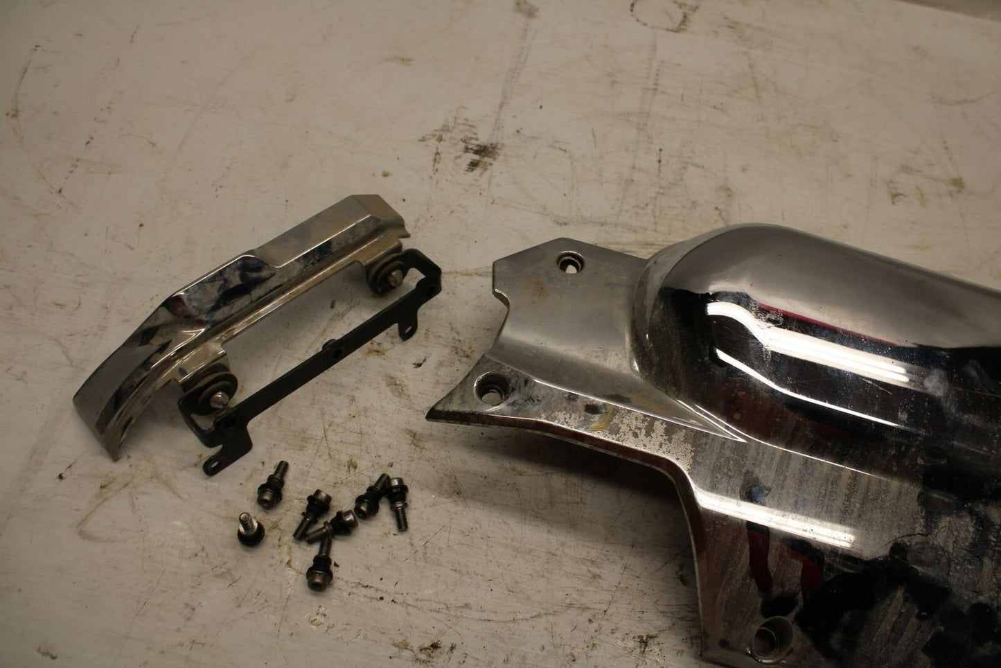 05-07 HONDA VTX1800F2 SIDE ENGINE MOTOR COVER BB351