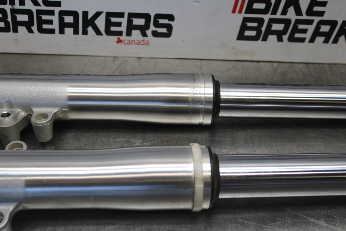 08 KAWASAKI VULCAN 1600 VN1600D NOMAD FRONT FORKS SHOCK SUSPENSION PAIR BB904