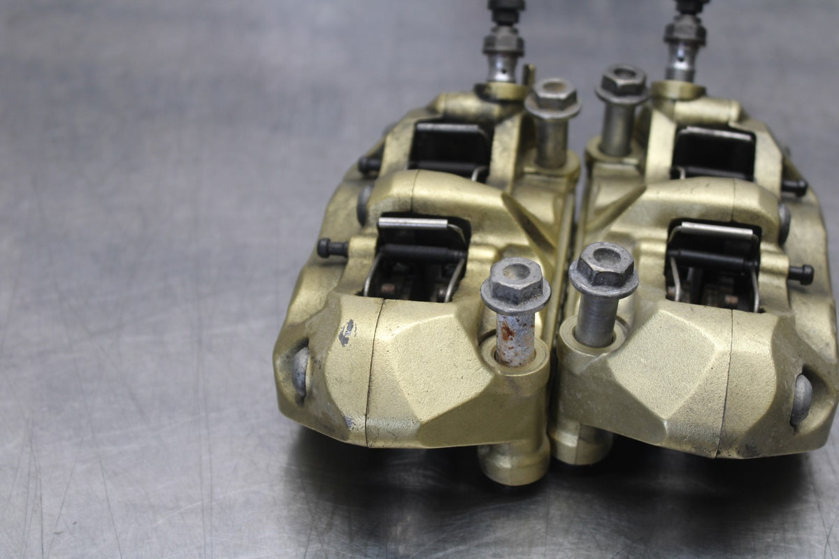 12-14 BMW S1000RR RIGHT LEFT FRONT BRAKE CALIPER SET PAIR CALIPERS BB204