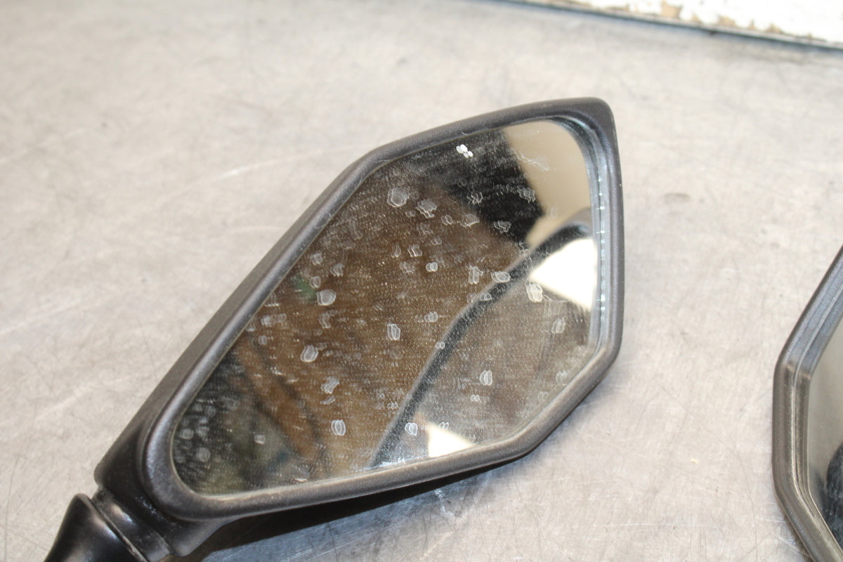 24 KAWASAKI NINJA 500 ABS REAR VIEW MIRROR SET PAIR MIRRORS BB730
