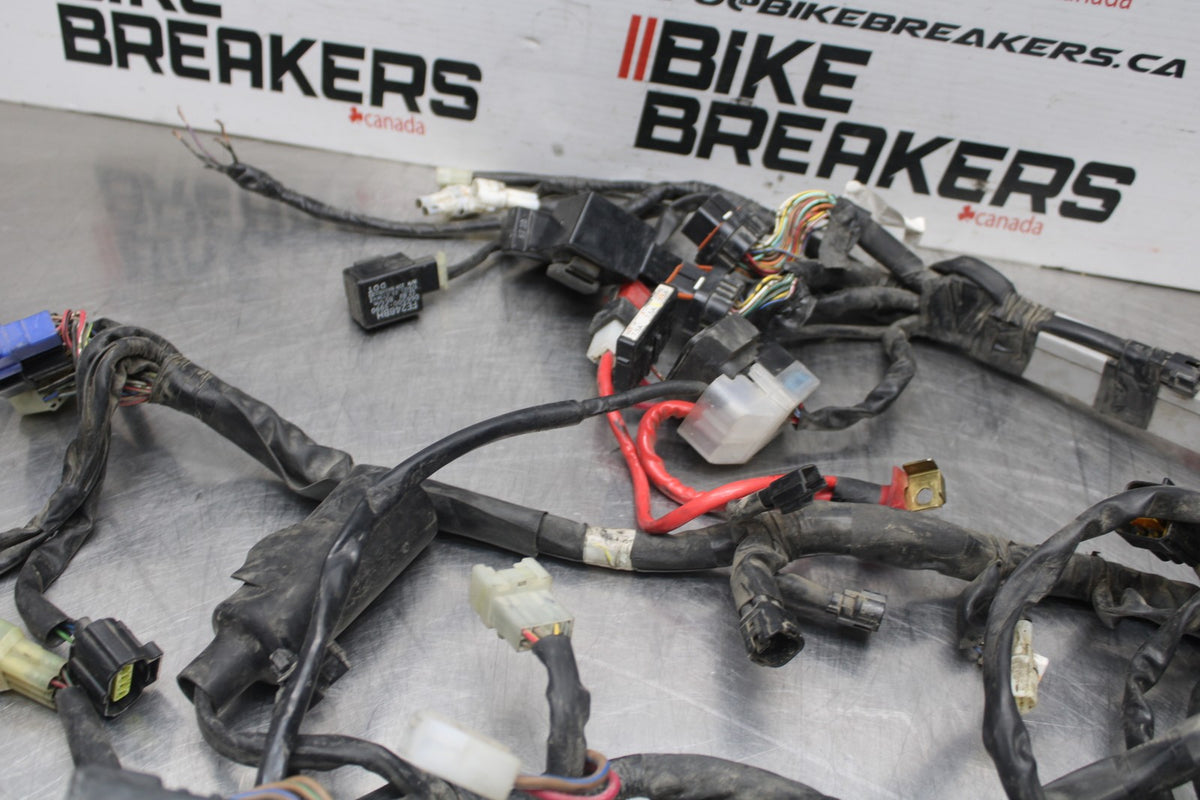 08-16 YAMAHA YZF R6 MAIN ENGINE WIRING HARNESS MOTOR WIRE LOOM BB798
