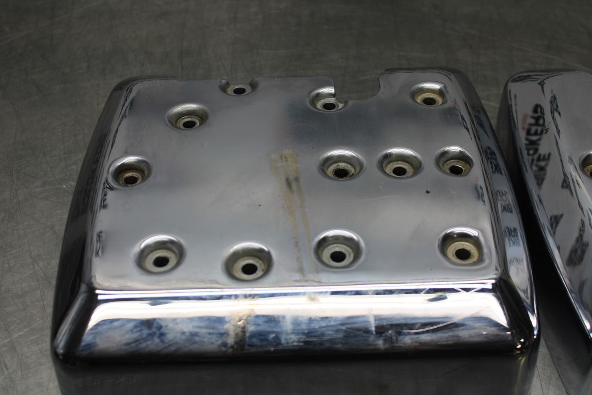 03-08 KAWASAKI VULCAN 1600 ENGINE TOP END CYLINDER HEAD COVER SET BB196