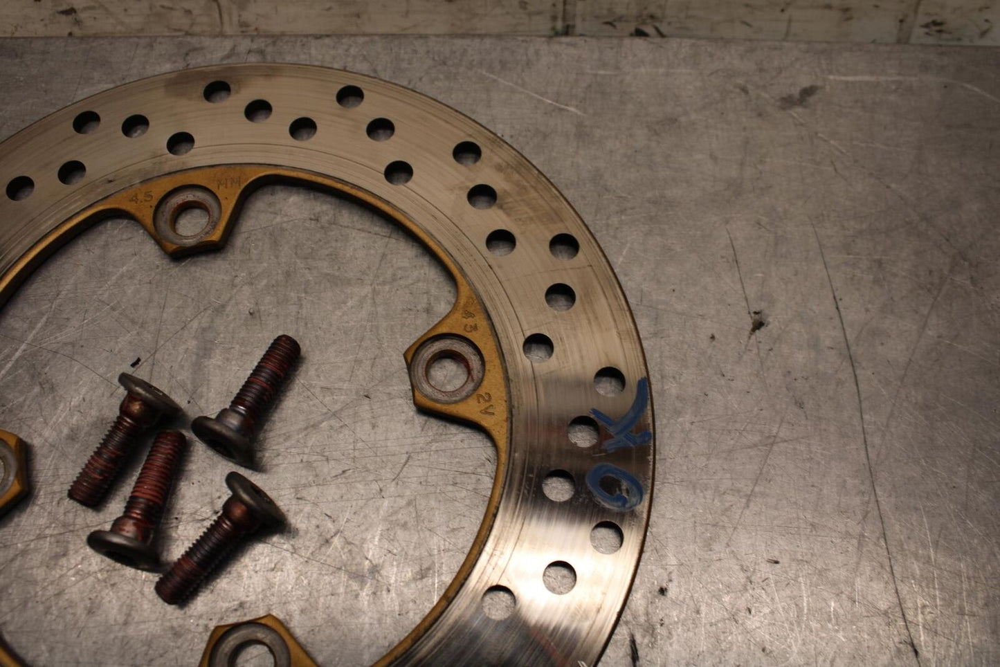 2003 Kawasaki Ninja ZX6RR ZX600K REAR ROTOR BACK BRAKE DISC BB66