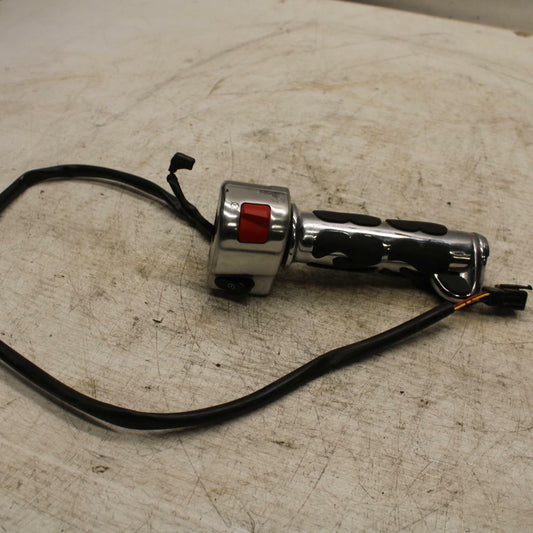 06-21 KAWASAKI VULCAN 900 RIGHT CLIP ON HANDLE KILL OFF START SWITCH BB363