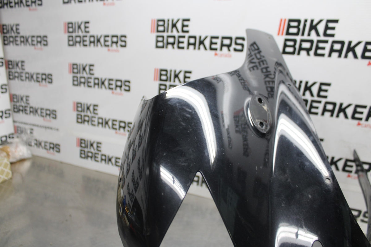 07-08 KAWASAKI NINJA ZX6R FRONT UPPER NOSE FAIRING COWL SHROUD BB937