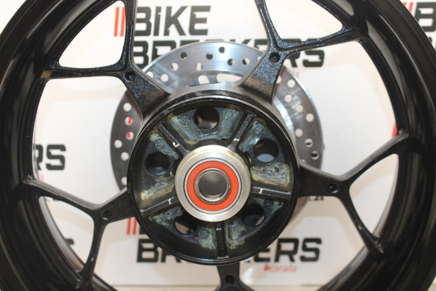 23-24 KAWASAKI NINJA ZX14R NEW!! REAR WHEEL BACK RIM & ROTOR BB169