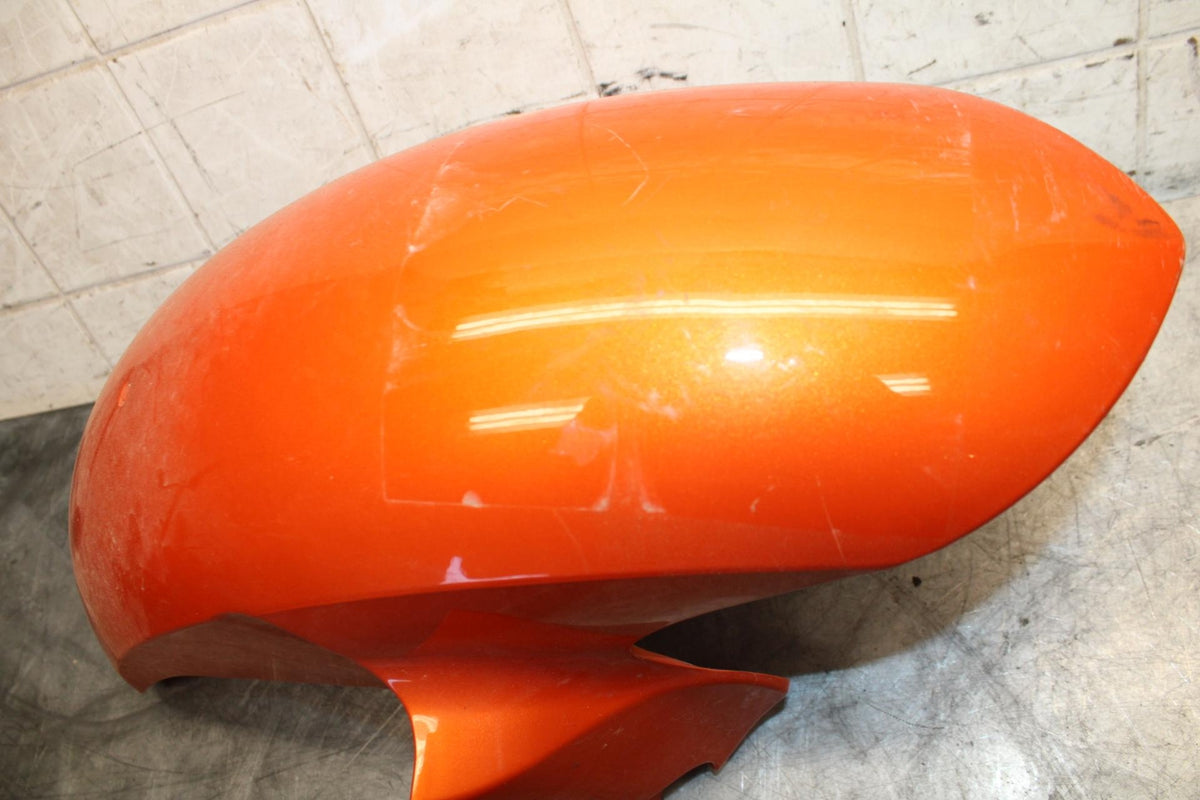 2009 Yamaha YZF R6 ORANGE FRONT WHEEL FENDER COWL FAIRING BB532