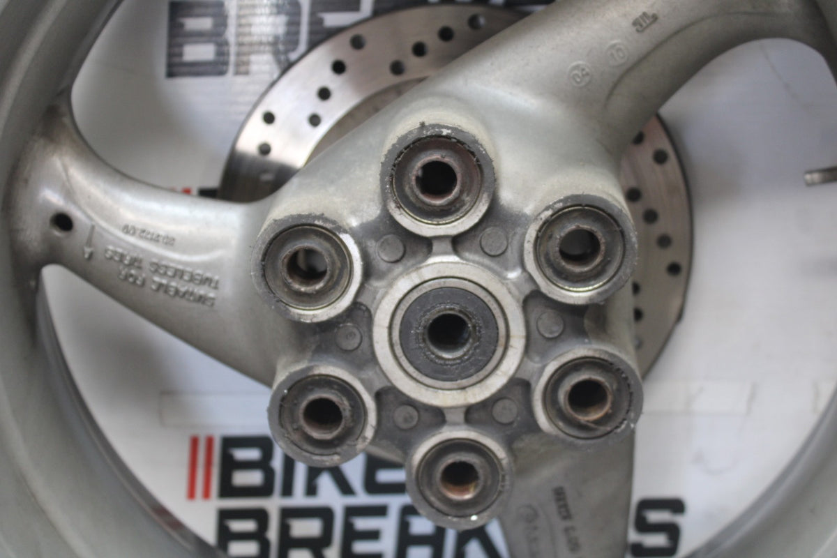 05 DUCATI SUPERSPORT 800 REAR WHEEL BACK RIM & ROTOR BB913