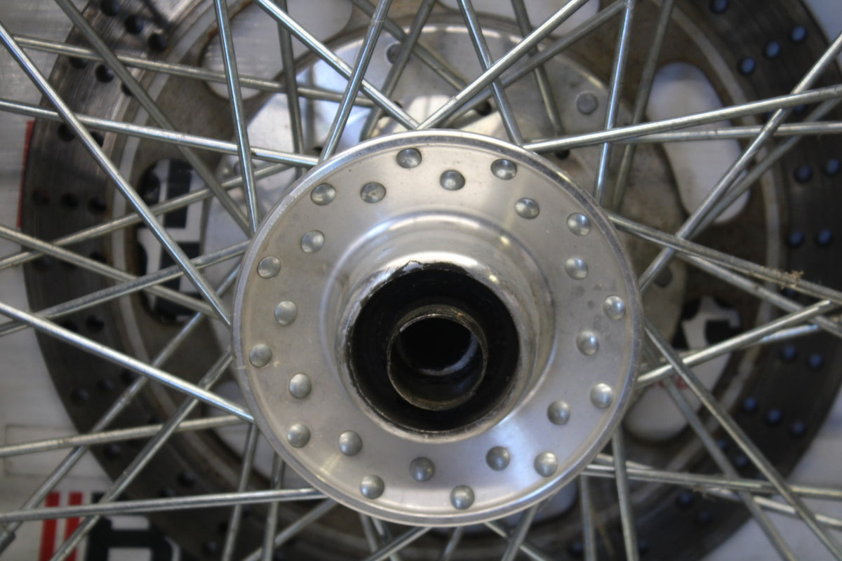 97 KAWASAKI VULCAN 1500 VN1500D CLASSIC FRONT WHEEL FRONT RIM & ROTOR BB936