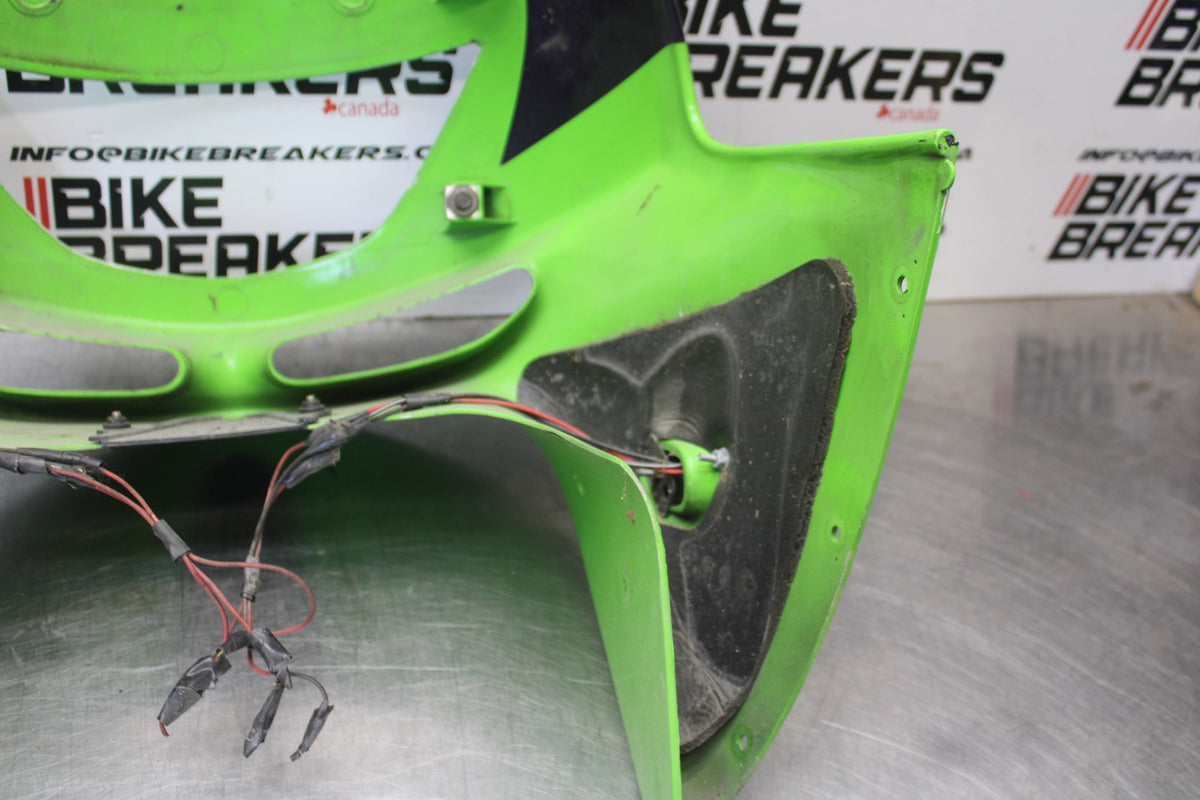 98 KAWASAKI NINJA ZX6 FRONT UPPER NOSE FAIRING COWL SHROUD BB870