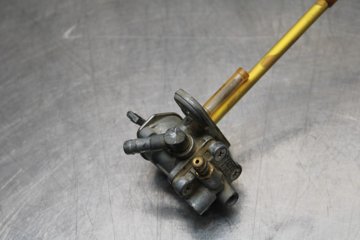 08-18 KAWASAKI KLR650 FUEL GAS TANK PETCOCK SHUT ON OFF VALVE BB183