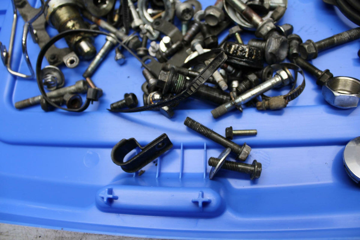 03-08 HONDA VTX1300C REAR BACK SWINGARM BOLT LEFTOVER HARDWARE BB287