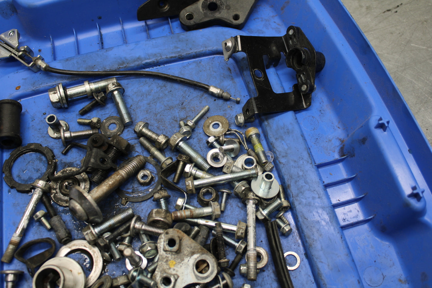 14-15 KAWASAKI NINJA 650 EX650F ABS MOUNTING BOLTS HARDWARE MOTOR SCREWS BB741