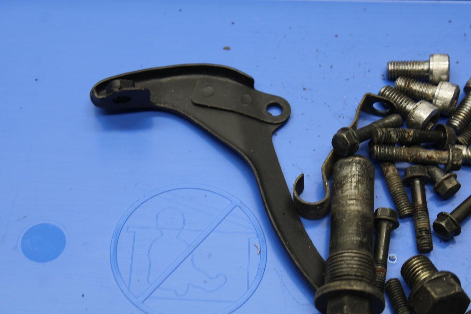1983 Honda V45 Magna VF750C REAR  SWINGARM BOLT & LEFTOVER BOLTS HARDWARE BB91