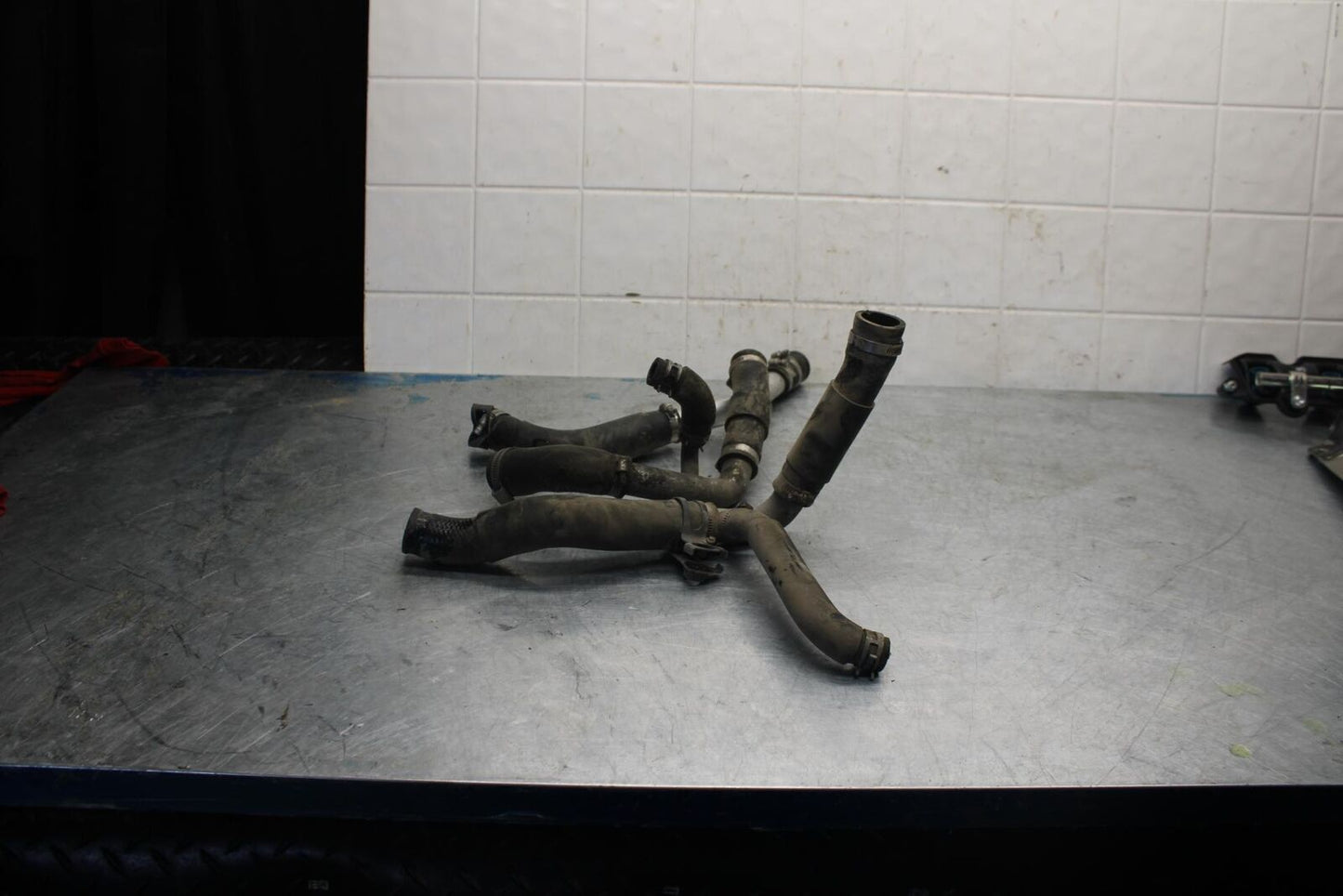 07 YAMAHA YZF R6 2c0 RADIATOR HOSES ENGINE COOLANT WATER PIPES HOSE KIT SET BB42