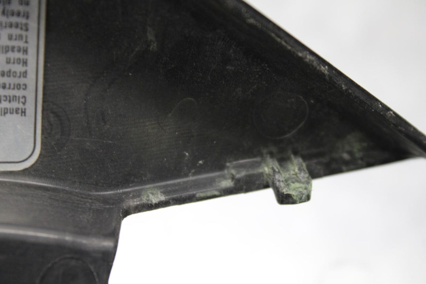 2011 Kawasaki Ninja ZX6R ZX600R RIGHT LEFT FRONT SIDE SEAT SADDLE PANEL  BB587