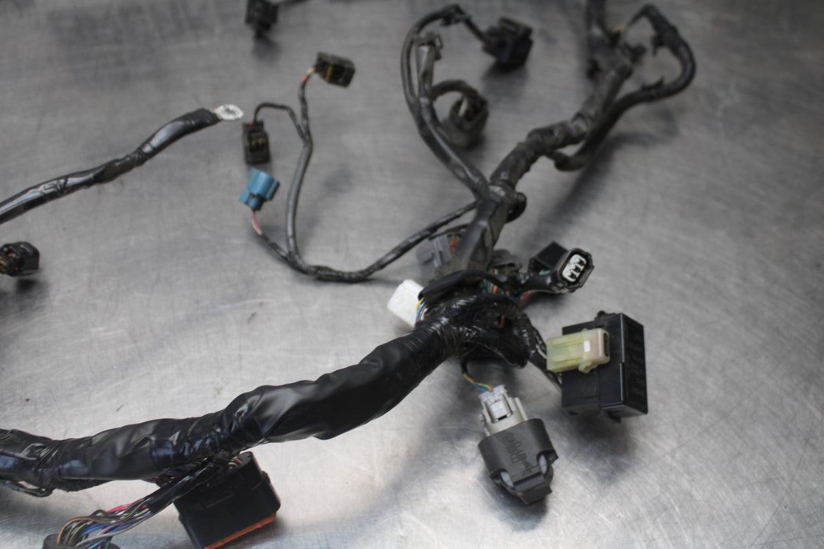 12 KAWASAKI NINJA 650 EX650E MAIN ENGINE WIRING HARNESS MOTOR WIRE LOOM BB926