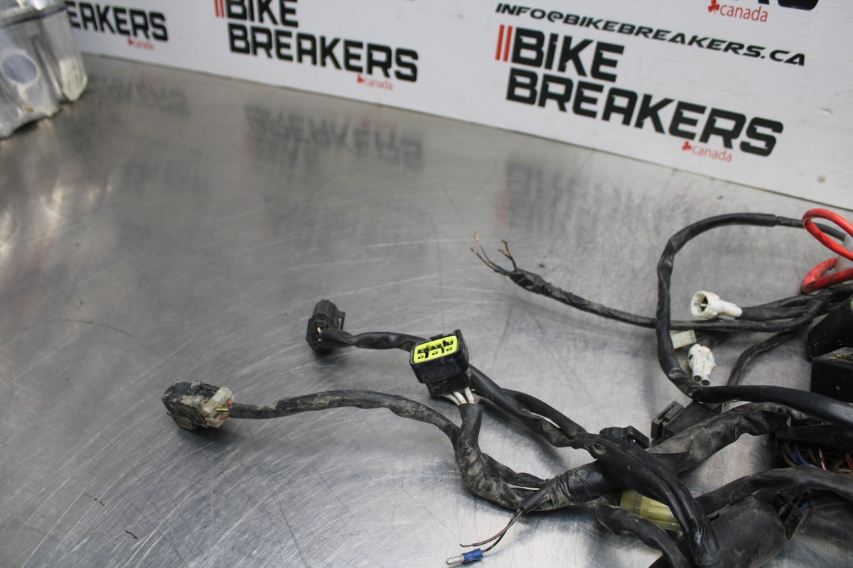 08-16 YAMAHA YZF R6 MAIN ENGINE WIRING HARNESS MOTOR WIRE LOOM BB797