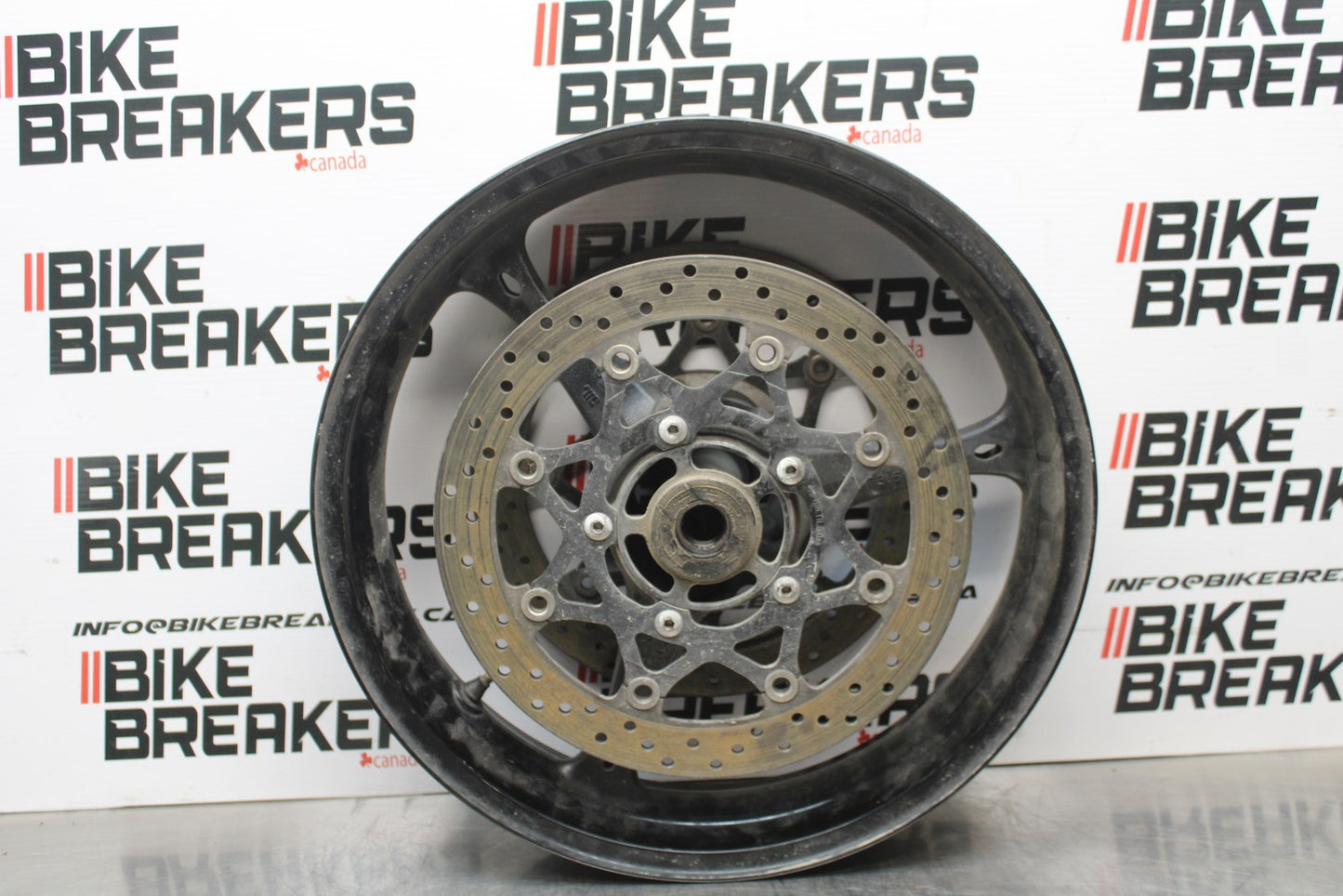 06-07 SUZUKI GSXR 600 FRONT WHEEL FRONT RIM & ROTORS BB170 