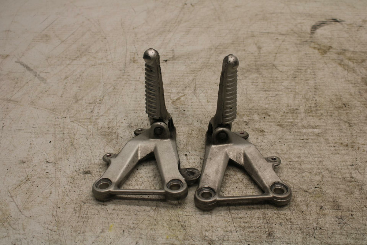 08-10 DUCATI 848 LEFT RIGHT REARSET REAR SET DRIVER PEG BRACKETS MOUNTS BB369