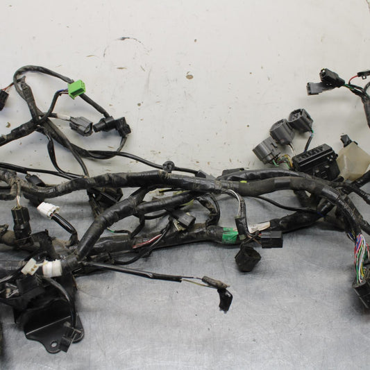 15-16 KAWASAKI EX300 MAIN ENGINE WIRING HARNESS MOTOR WIRE LOOM BB635