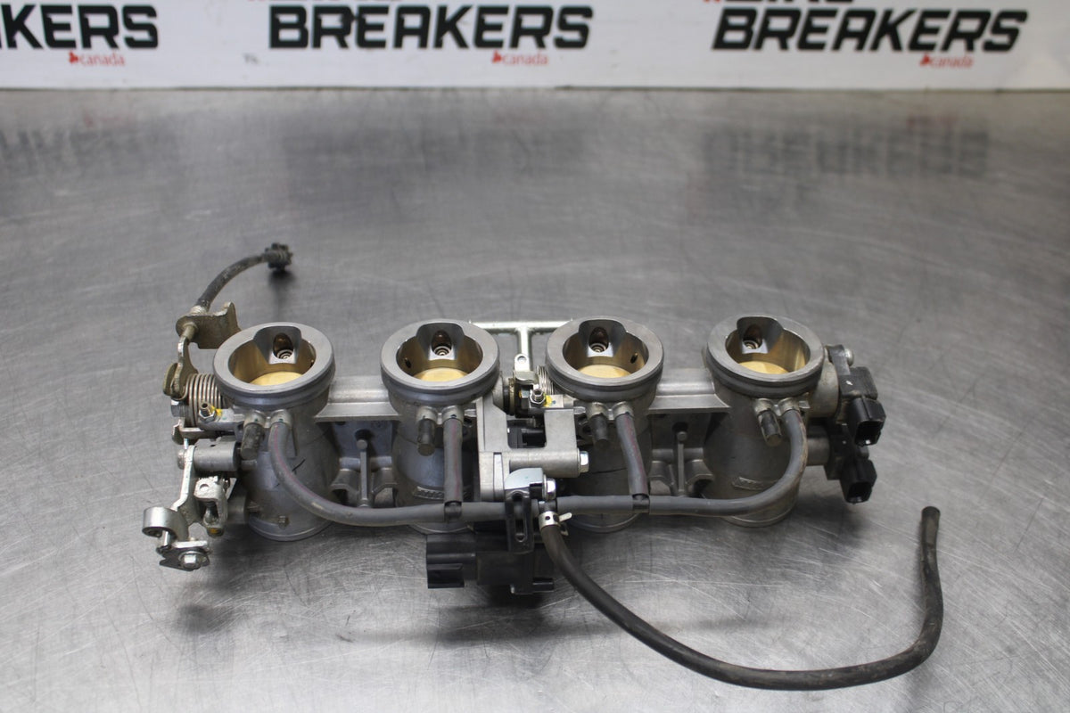 08 KAWASAKI ZX6R MAIN FUEL INJECTORS / THROTTLE BODIES BB896