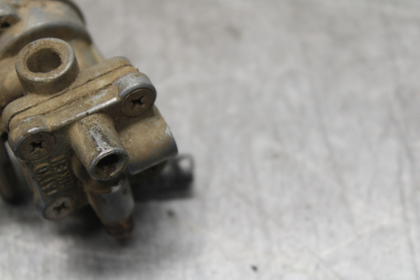 08-18 KAWASAKI KLR650 FUEL GAS TANK PETCOCK SHUT ON OFF VALVE BB707