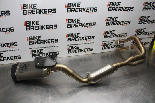 22-25 YAMAHA YZF R7 ARROW FULL EXHAUST SYSTEM HEADERS PIPE BB769