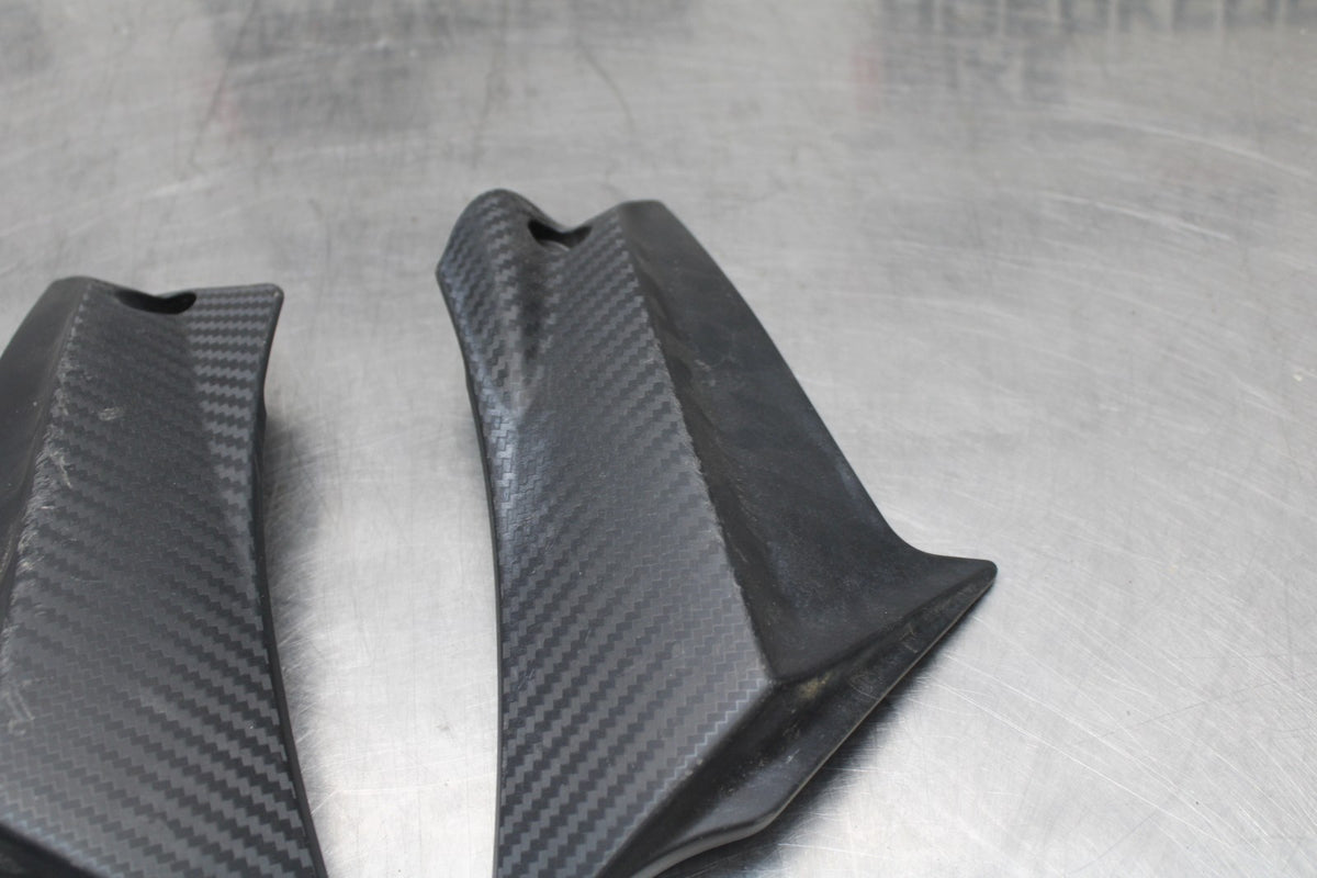 11-24 SUZUKI GSXR750 RIGHT LEFT FRAME MID SIDE COVERS COWLS PANELS TRIM BB871