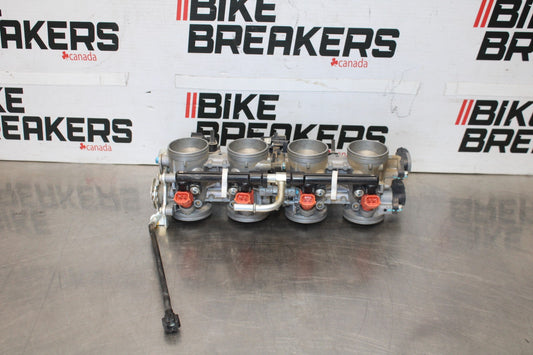 22 KAWASAKI NINJA ZX6R ZX636 ABS MAIN INJECTORS THROTTLE BODIES BB911