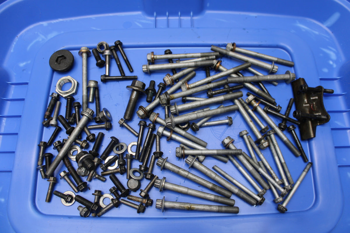 13-18 KAWASAKI NINJA ZX6R ENGINE MOUNTING BOLTS HARDWARE MOTOR SCREWS BB143