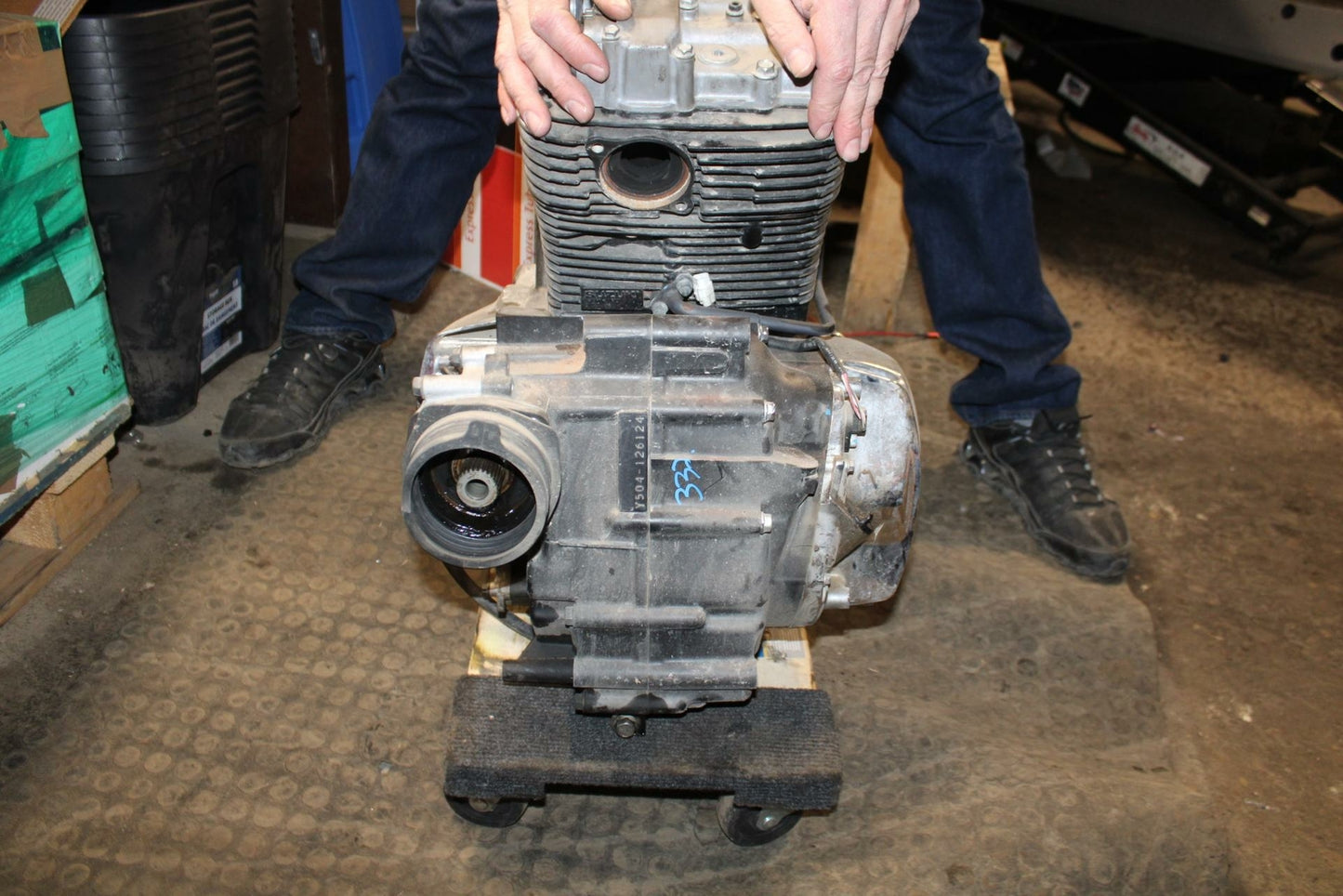 05-09 SUZUKI BOULEVARD C90 ENGINE MOTOR bb332