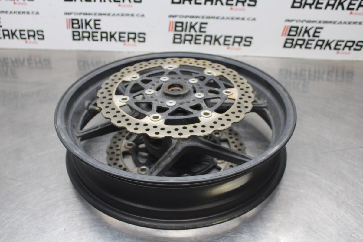 07 KAWASAKI NINJA 650 EX650 FRONT WHEEL FRONT RIM & ROTOR BB844