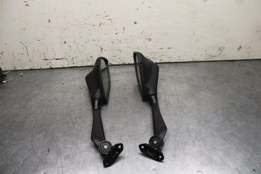 18-23 KAWASAKI NINJA 400 EX400 ABS REAR VIEW MIRROR SET PAIR MIRRORS BB747