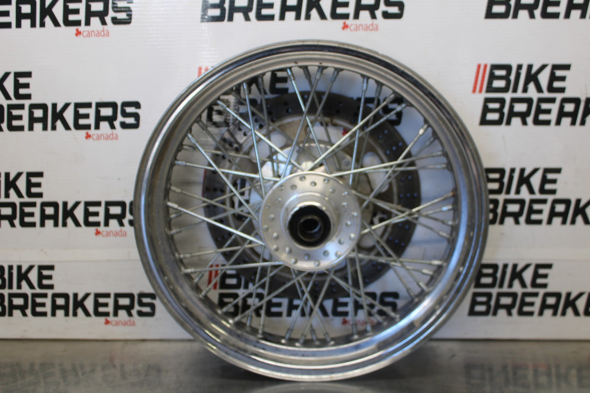 97 KAWASAKI VULCAN 1500 VN1500D CLASSIC FRONT WHEEL FRONT RIM & ROTOR BB936