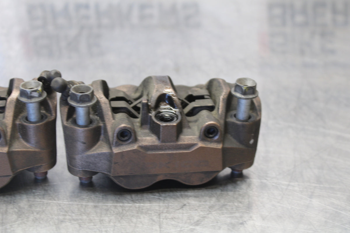 12-16 HONDA CBR1000RR RIGHT LEFT FRONT BRAKE CALIPER SET PAIR CALIPERS BB157