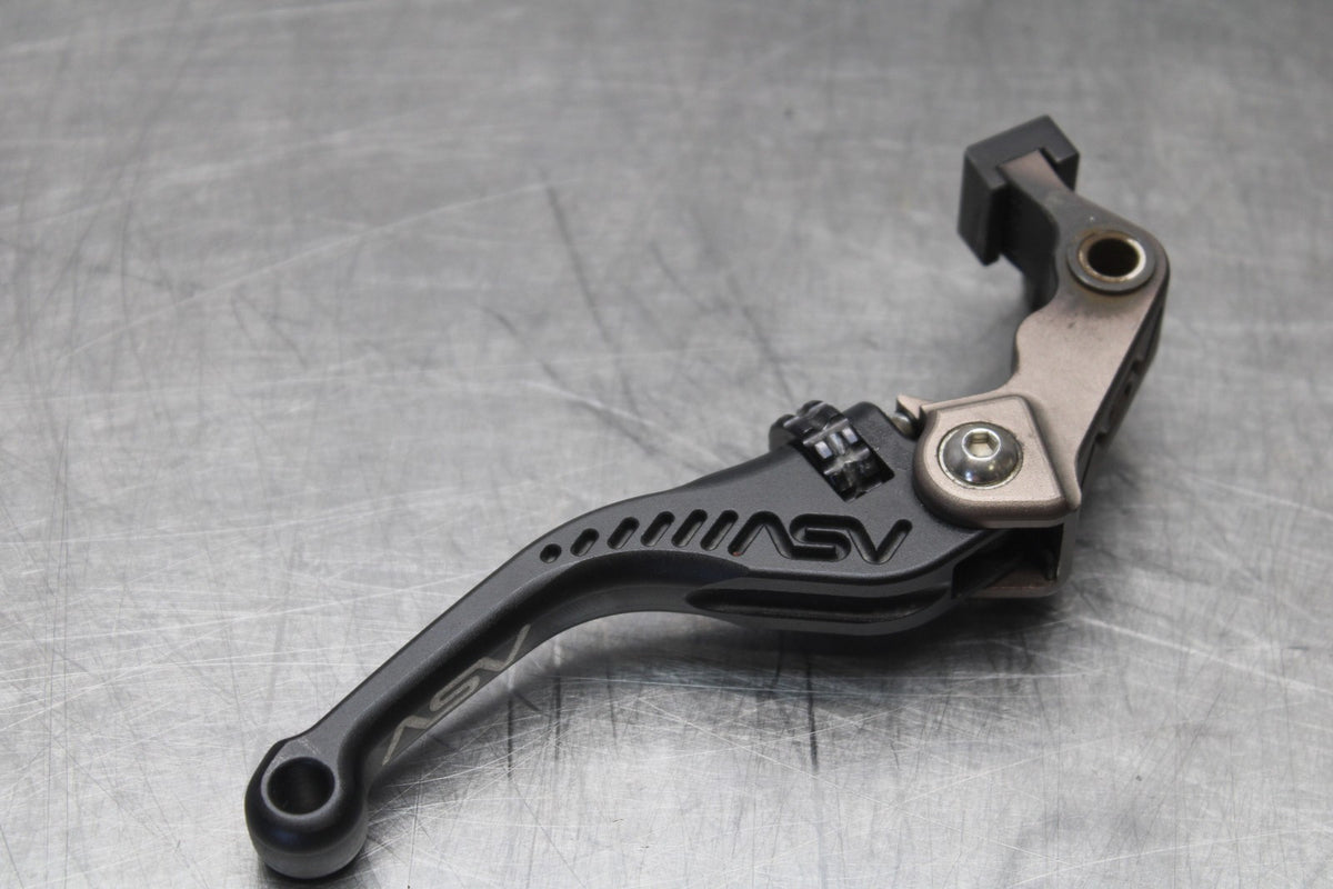 08 KAWASAKI NINJA ZX10R ASV RIGHT CLIPON HANDLEBAR BRAKE LEVER BB902
