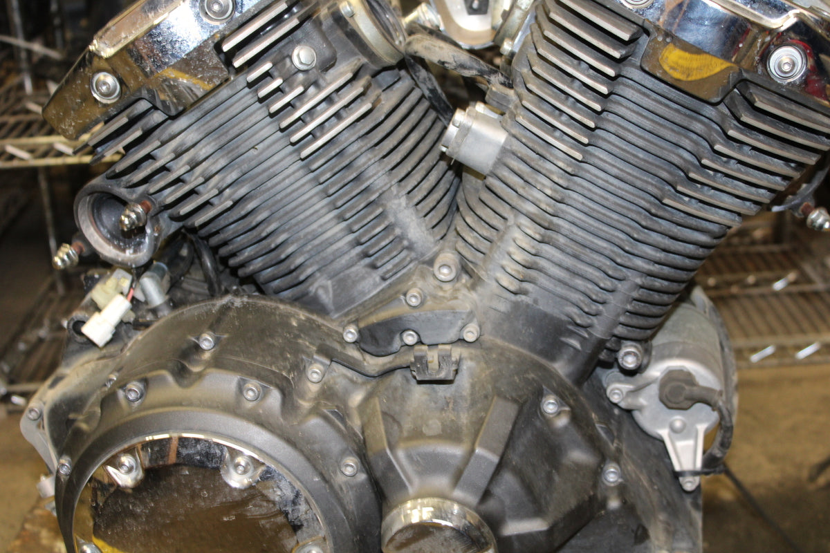 14-15 YAMAHA V STAR 1300 XVS1300CT TOURER ENGINE MOTOR BB722