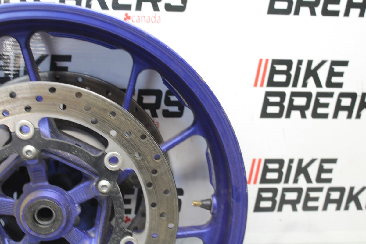 14-17 YAMAHA FZ09 FRONT WHEEL FRONT RIM & ROTORS BB102