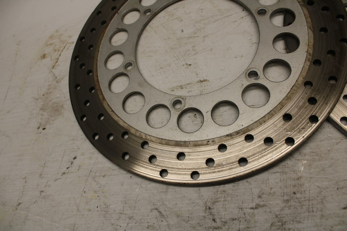 03-04 YAMAHA ROAD STAR 1600 FRONT LEFT RIGHT BRAKE ROTORS DISCS BB279