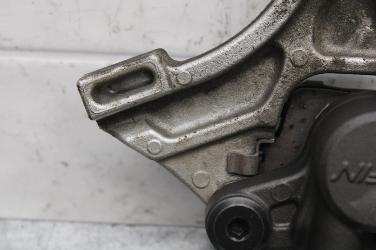 2007 Honda CBR600RR REAR BRAKE CALIPER W MOUNT BRACKET 43150-MFJ-D01 BB596