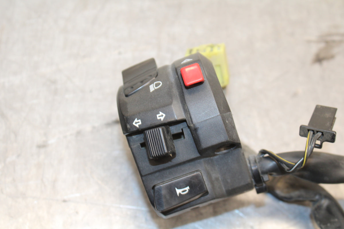 08-09 SUZUKI GSXR600 LEFT CLIP ON HANDLE HORN SIGNALS SWITCH SWITCHES BB728