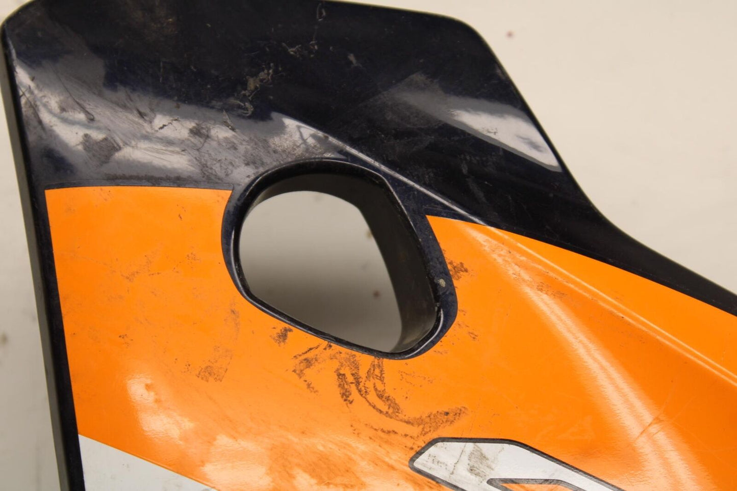 11-19 HONDA CBR125R LEFT MID UPPER SIDE FAIRING COWL PLASTIC BB102