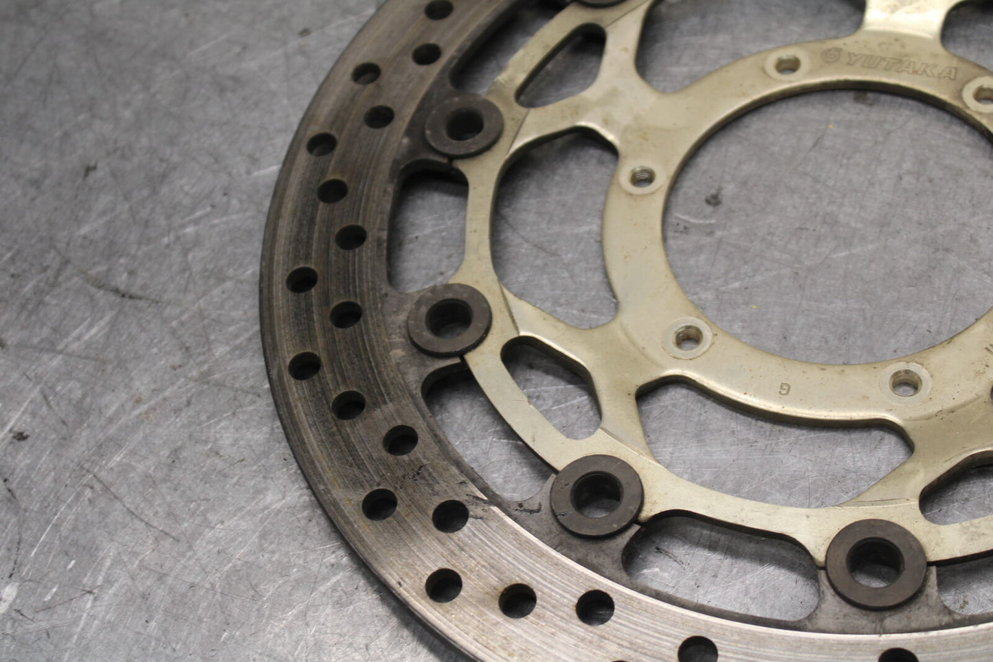 05-06 HONDA CBR600RR FRONT LEFT RIGHT BRAKE ROTORS DISCS 45120-MEE-D01  BB689