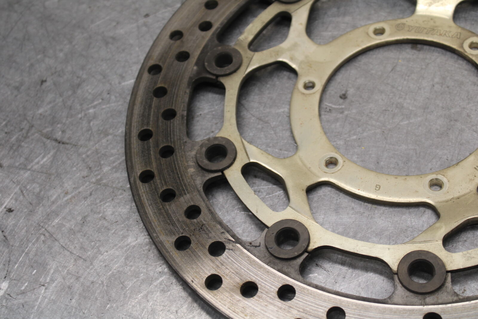 05-06 HONDA CBR600RR FRONT LEFT RIGHT BRAKE ROTORS DISCS 45120-MEE-D01  BB689